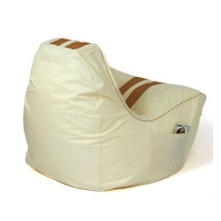 Puff GO GIFT Oro Beige Oxford tejido antidesgarros 140 x 100 x 100 cm