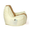 Puff GO GIFT Oro Beige Oxford tejido antidesgarros 140 x 100 x 100 cm