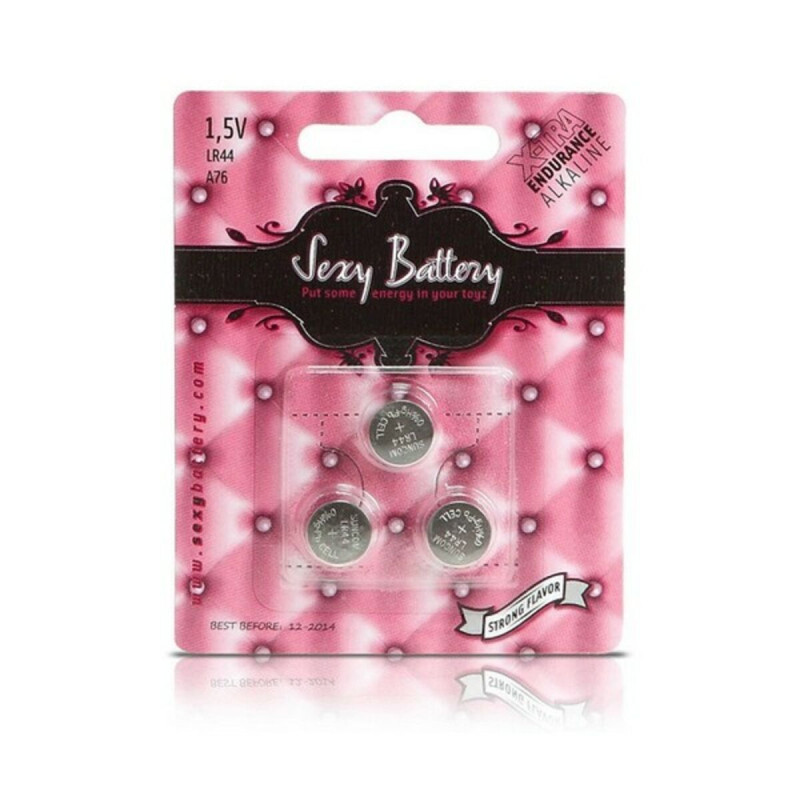 Pilas de Botón de Litio LR44 Sexy Battery 66448 (3 pcs) LR44 Pilas de Botón de Litio LR44 Sexy Battery 66448 (3 pcs) LR44