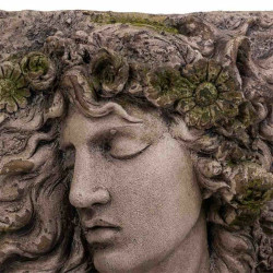 Macetero Alexandra House Living Fibra de Vidrio Magnesio 45 x 16 x 47