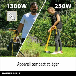 Cortacésped Eléctrico Powerplus POWXG62205T 1300 W 220-240 V 32 cm 3