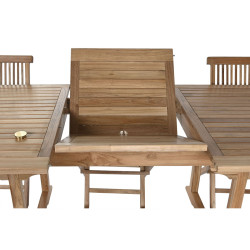 Conjunto de Mesa con Sillas Home ESPRIT 180 x 100 x 75 cm
