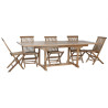 Conjunto de Mesa con Sillas Home ESPRIT 180 x 100 x 75 cm