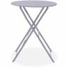 Conjunto de Mesa con 2 Sillas Gris