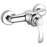 Grifo Monomando Rousseau Byron Gris Chrome Metal Latón 15 cm Ducha