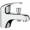 Grifo Monomando para ducha Rousseau Fira Blanco Chrome 12 x 14 x 21 cm