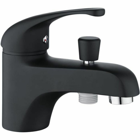 Grifo Monomando para ducha Rousseau Fira Negro noir 12 x 14 x 21 cm