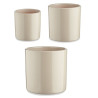 Set de Macetas Cilindro Ø 14 cm Ø 22 cm Ø 17 cm Casual 3 Piezas (3