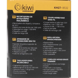 Cortasetos Kiwi 7,2 V