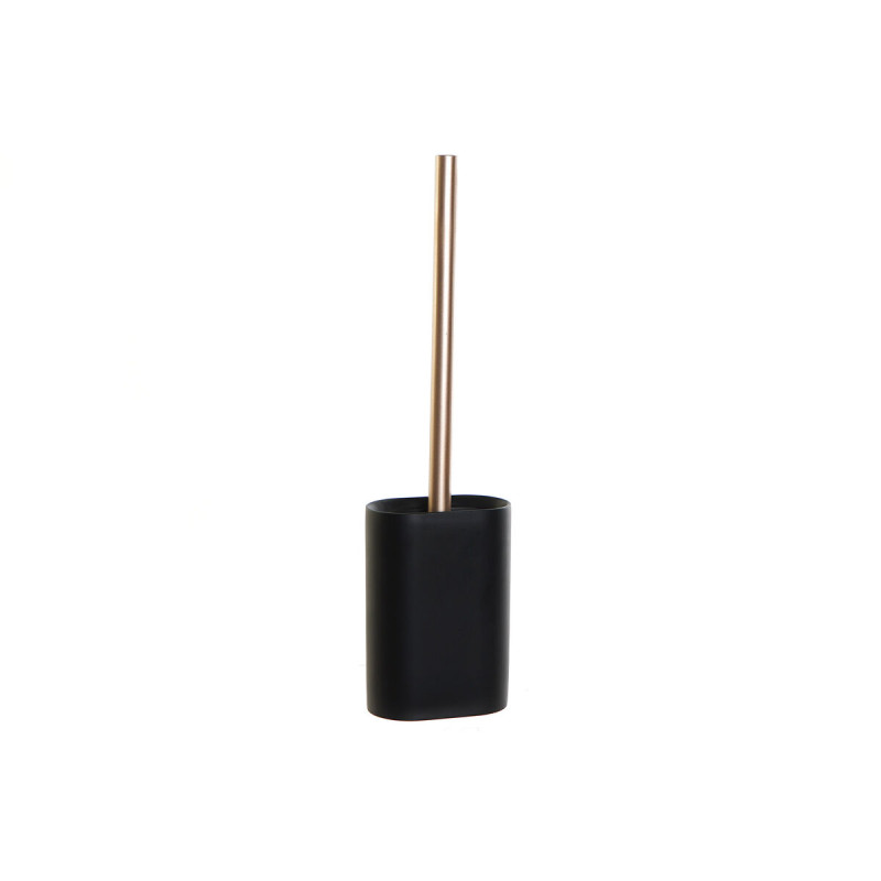 Escobilla para el Baño DKD Home Decor Negro Dorado Resina 10 x 6 x 40 Escobilla para el Baño DKD Home Decor Negro Dorado Resina 10 x 6 x 40