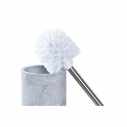 Escobilla para el Baño DKD Home Decor Gris Plateado Acero Inoxidable