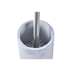 Escobilla para el Baño DKD Home Decor Gris Plateado Acero Inoxidable