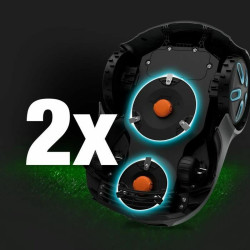 Robot cortacésped Gardena Smart SILENO max 1200 M² 100 m 1000 m² 25