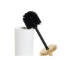 Escobilla para el Baño DKD Home Decor 10 x 10 x 38 cm Natural Blanco