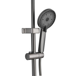 Columna de Ducha Fontastock Gris Acero Inoxidable ABS H 1/2" Grifo Mon