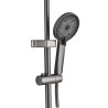 Columna de Ducha Fontastock Gris Acero Inoxidable ABS H 1/2" Grifo Mon