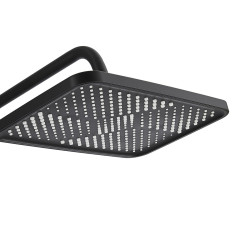 Columna de Ducha Fontastock Negro Acero Inoxidable ABS Plástico