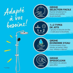 Columna de Ducha Grohe Vitalio Start System 250 ABS