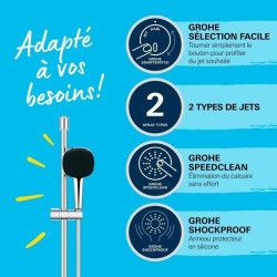 Columna de Ducha Grohe Vitalio Comfort 110 Metal