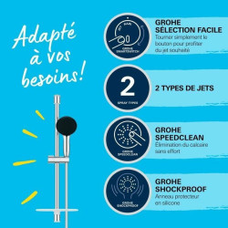 Columna de Ducha Grohe Vitalio Start 110 Chrome Metal