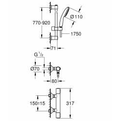 Columna de Ducha Grohe