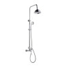 Columna de Ducha Rousseau Gris Chrome 150 mm