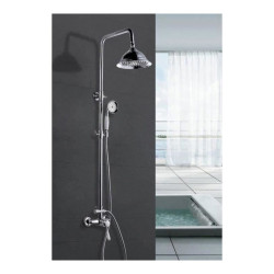 Columna de Ducha Rousseau Gris Chrome 150 mm