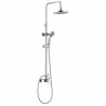Columna de Ducha Rousseau Gris Chrome
