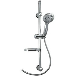 Columna de Ducha Rousseau Gris Chrome Metal