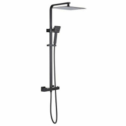 Columna de Ducha Oceanic Negro ABS 30 mm 30 cm 150 mm