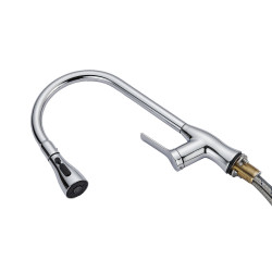 Grifo Monomando Fontastock Cromo Acero Inoxidable Latón Cerámico Ale