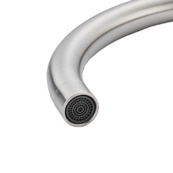 Grifo Monomando Fontastock Gris Acero Inoxidable Cerámico Aleación d