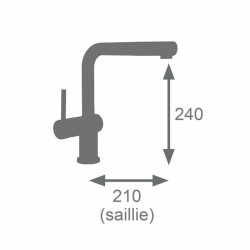 Grifo Monomando Edouard Rousseau SQUARE