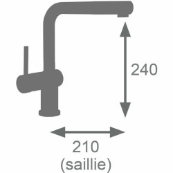 Grifo Monomando Edouard Rousseau SQUARE