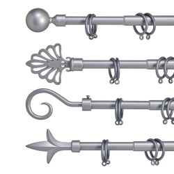 Barra para Cortinas Gift Decor Extensible (8 Unidades)