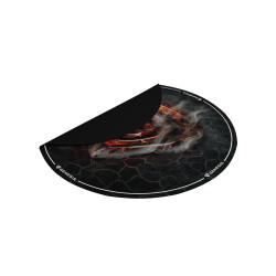 Alfombra Gaming Genesis Tellur 400 - Lava Ø 100 cm Tela Redonda