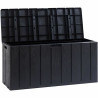 Arcón de Exterior Toomax Negro Resina 270 L