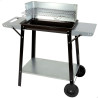 Barbacoa de Carbón con Ruedas Aktive Metal esmaltado 90 x 85 x 32 cm