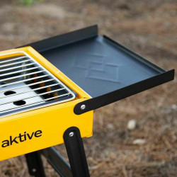 Barbacoa Portátil Aktive Acero 89 x 32 x 22 cm Amarillo