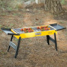 Barbacoa Portátil Aktive Acero 89 x 32 x 22 cm Amarillo