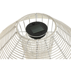Lámpara solar Home ESPRIT Blanco 35 x 35 x 76 cm