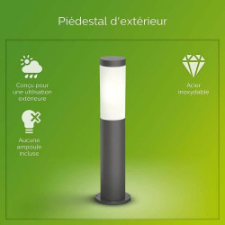 Lámpara Philips Luminarias de exterior Antracita E27 230 V 2700 K