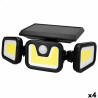 Foco Solar Aktive 28 x 9 x 12 cm (4 Unidades)