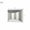 Foco Solar Aktive 10 x 8 x 5 cm (6 Unidades)
