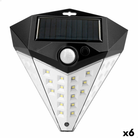 Lámpara solar Aktive 15 x 15 x 7 cm (6 Unidades)