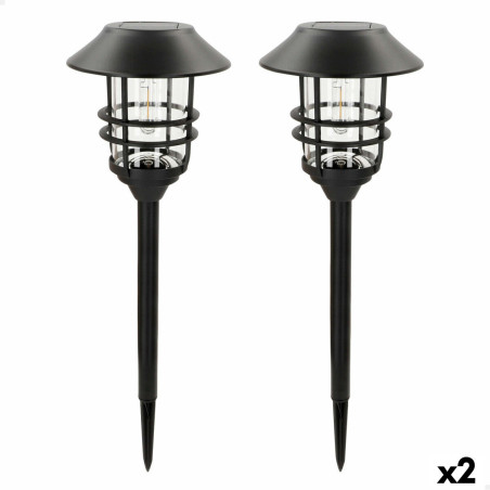 Lámpara solar Aktive 17 x 58 x 17 cm (2 Unidades)