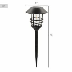 Lámpara solar Aktive 17 x 58 x 17 cm (2 Unidades)