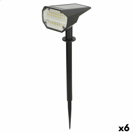 Lámpara solar Aktive 8 x 37 x 11 cm (6 Unidades)