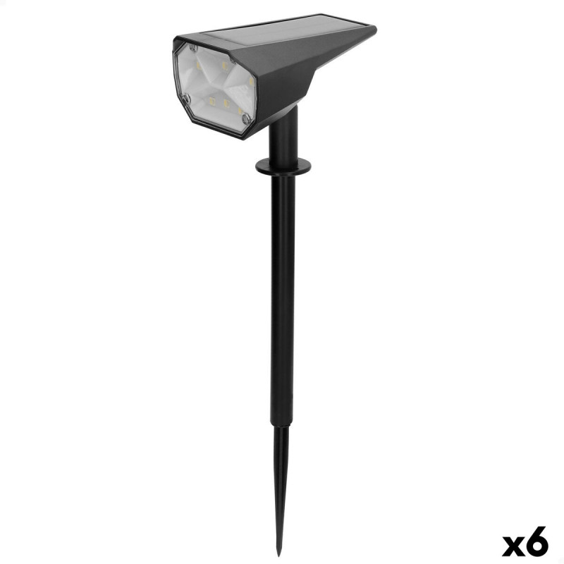 Lámpara solar Aktive 8 x 37 x 11 cm (6 Unidades)