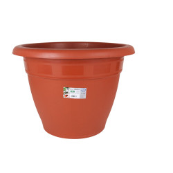 Maceta Dem Squares Plástico Marrón Ø 60 cm (6 Unidades)